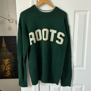 Roots Green Sweater